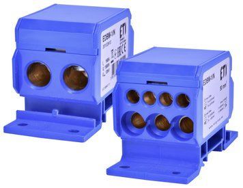 Блок розподільчий EDBM-1/N (160А, 1500V AC/DC, OUT: 1x4-50; 3x2,5-25; 4x2,5-16) 1102410 фото