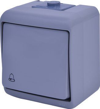 Кнопка "дзвоник" VHE-4-SR (сіра, IP54) 4668063 фото