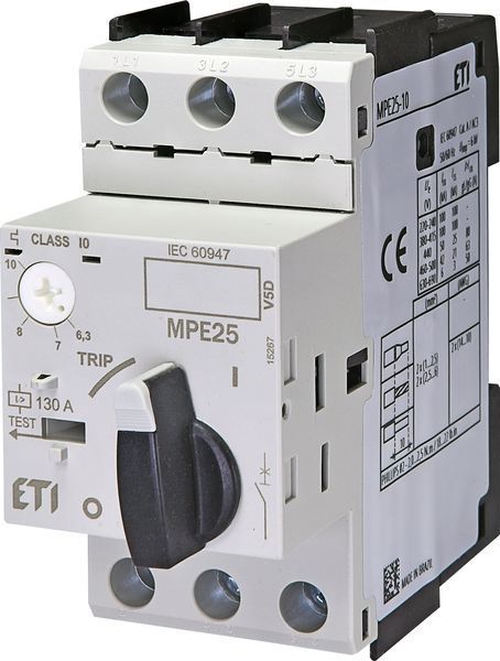 Авт. вимикач захисту двигуна MPE25-10 4648010 фото
