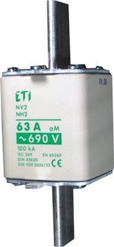 Запобіжник NH-2/aM 280A 690V KOMBI 4185420 фото