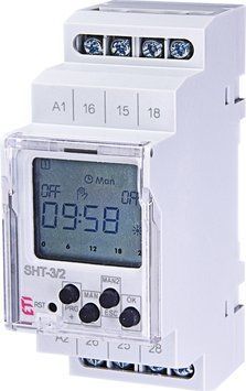 Програмоване цифрове реле SHT-3/2 230V AC (2x16A_AC1) 2470057 фото