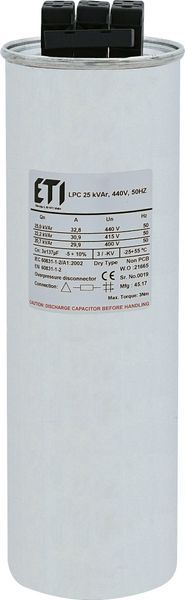 Конденсаторна батарея LPC 25kVAr (440V) 4656764 фото