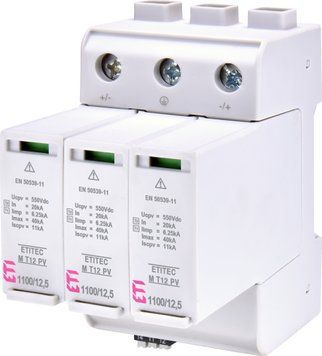 Обмежувач перенапруги ETITEC M T12 PV 1100/12,5 Y RC (для PV систем) 2440512 фото