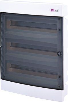 Щит внутр. розподільний ECM 3x18PT (54мод.проз.дверцята) 1101047 фото