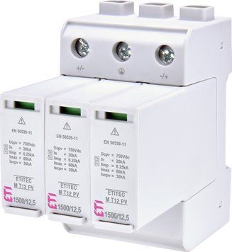 Обмежувач перенапруги ETITEC M T12 PV 1500/12,5 Y (для PV систем) 2440513 фото