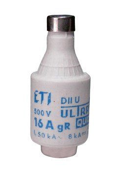 Запобіжник DIIUQ6A/500V gR (50 kA) 4322003 фото