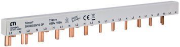 Шина живлення IZ-SKN0030/10 (10мм2, 3P+N, 0.22м, Pin, 12mod.) 2921149 фото