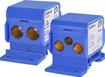 Блок розподільчий EDBM-6/N (192А, 1500V AC/DC, OUT: 1x4-70; 2x4-50; 1x4-25) 1102416 фото