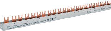 Шина живлення IZ 10/L1NL2NL3N/54 (10мм2, 3P+N, 1м, Fork, 54mod.) 2921279 фото
