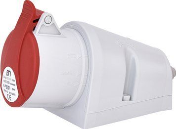 Розетка настінна EZ-1653 IP44 (16A, 400V, 3P+N+PE) 4482036 фото