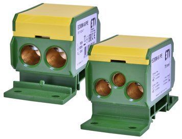 Блок розподільчий EDBM-6/PE (192А, 1500V AC/DC, OUT: 1x4-70; 2x4-50; 1x4-25) 1102417 фото