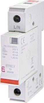 Обмежувач перенапруги ETITEC V 2T2 255/20 (3+1) RC 2442951 фото