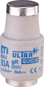 Запобіжник DIIIUQ63A/500V gR (50 kA) 4323003 фото