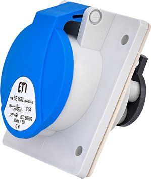 Розетка вбудована EE-1632 IP54 (16A, 230V, 2P+PE) 4482076 фото