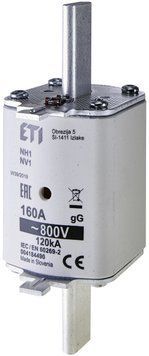Запобіжник NH-1/gG 160A 800V KOMBI 4184490 фото