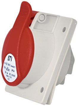 Розетка вбудована EE-1643 IP54 (16A, 400V, 3P+PE) 4482077 фото