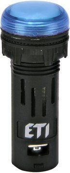 Лампа сигнальна LED матова ECLI-16-024C-B 24V AC/DC (&Oslash;16мм, синя) 4771603 фото
