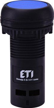 Кнопка моноблочна заглиблена ECF-01-B (1NC, синя) 4771464 фото