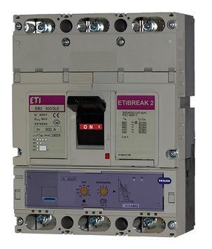 Авт. вимикач EB2 800/3HE 630A (125kA, (0.4-1)In/обираєма) 3P 4672200 фото