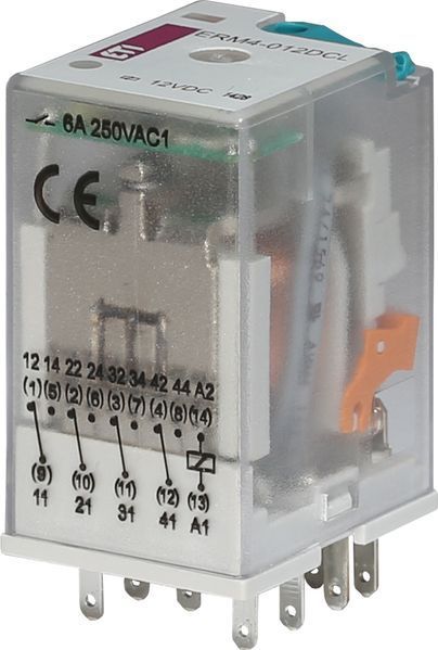 Реле електромеханічне ERM4-012DCL 4p 2473021 фото